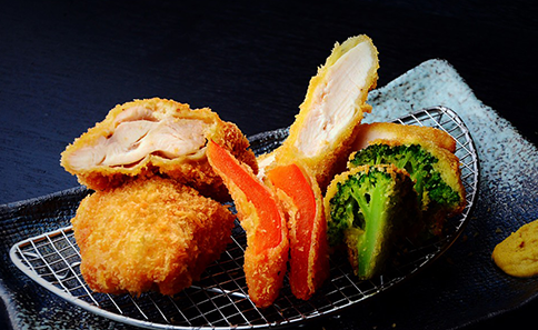 チキンカツ & ささみカツ膳（さつまいも付き）
